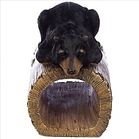 Design Toscano 9" Black Bear Gutter Guardian Downspout Statue
