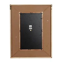 36" White Farmhouse Wood Wall Mirror