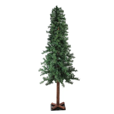 7ft. Unlit Traditional Woodland Alpine Artificial Christmas Tree