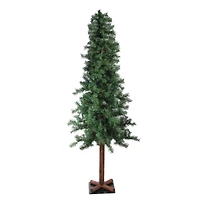 7ft. Unlit Traditional Woodland Alpine Artificial Christmas Tree