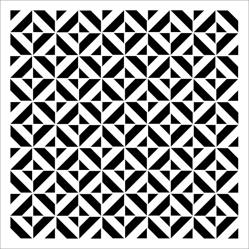 The Crafter's Workshop Illusions Stencil, 6" x 6"