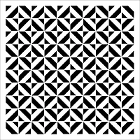 The Crafter's Workshop Illusions Stencil, 6" x 6"