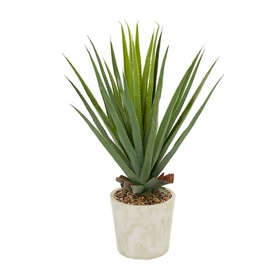 The Novogratz 3ft. Potted Contemporary Aloe Artificial Foliage