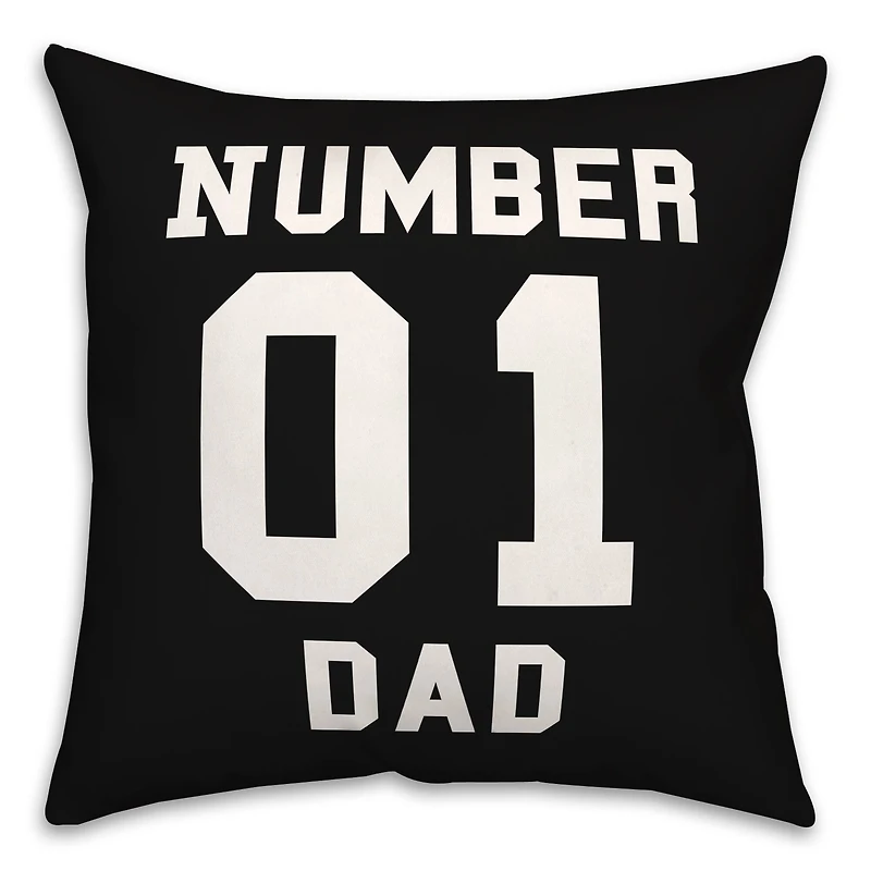 Number 1 Dad Indoor/Outdoor Pillow