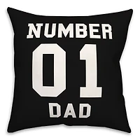 Number 1 Dad Indoor/Outdoor Pillow
