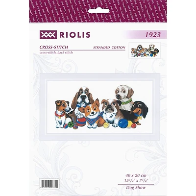 RIOLIS Dog Show Cross Stitch Kit