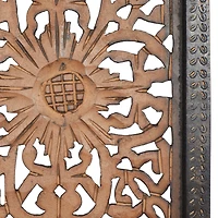 36" Brown Traditional Wall Décor Set