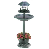36.5" Verdigris LED Garden Centerpiece