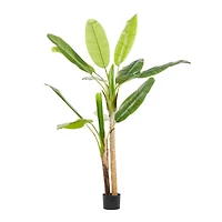 Banana Tree Artificial Plant, 53", Green