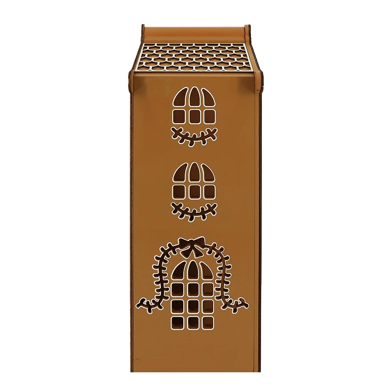 18" Gingerbread House Wood Cubby by Ashland®