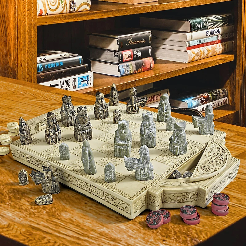 Isle of Lewis Chess Set & Board