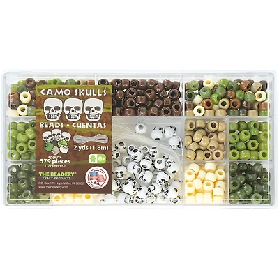 The Beadery® Camo Skulls Bead Box