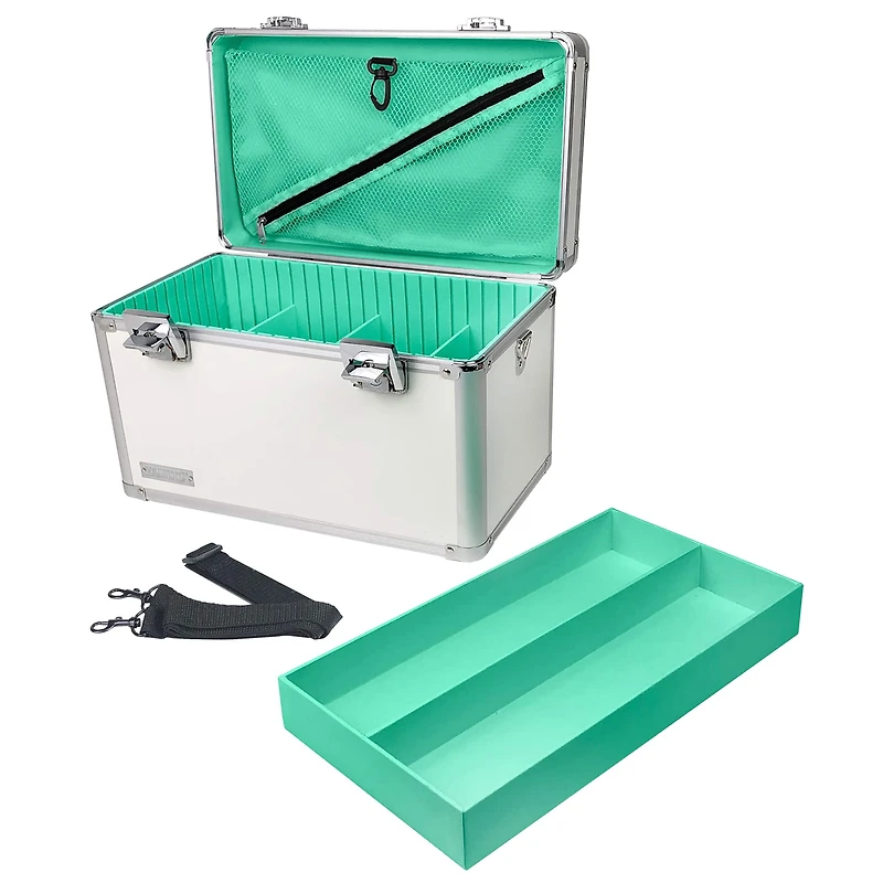 Vaultz White Divided Storage Box