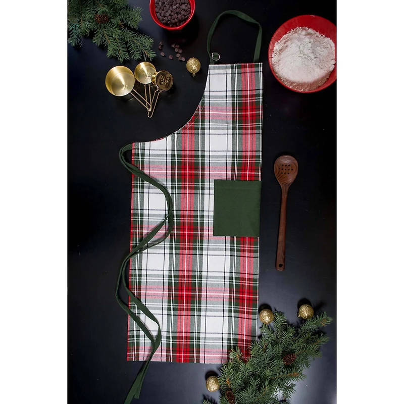 DII® Christmas Plaid Chef Apron