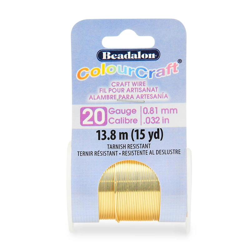 Beadalon® ColourCraft® Wire, 20 gauge