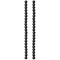 Black Round Jasper Beads, 8mm by Bead Landing™