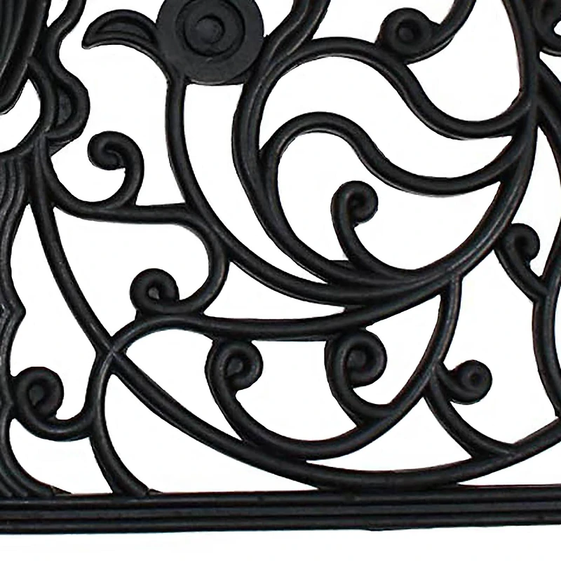 DII® J&M French Arch Half Round Rubber Doormat