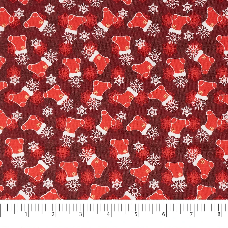 SINGER Christmas Holiday Gnome Cotton Fabric Fat Quarter Bundle