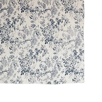 Hello Honey® 60" Blue &  White Toile Pattern Cotton Chambray Throw
