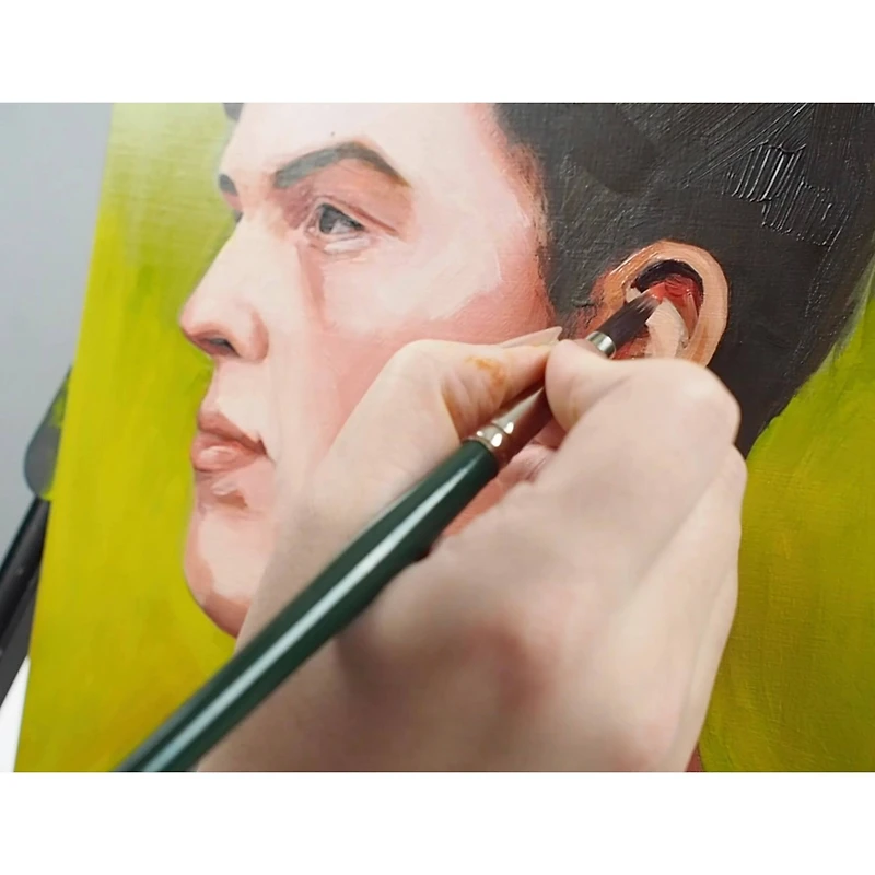 Silver Brush Limited Ruby Satin® 7 Piece Long Rounds Brush Set