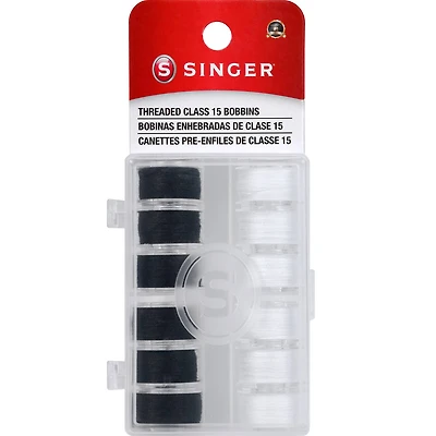 SINGER® Threaded Class 15 Bobbins
