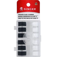 SINGER® Threaded Class 15 Bobbins