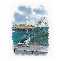 Oven On The Embankment Cross Stitch Kit