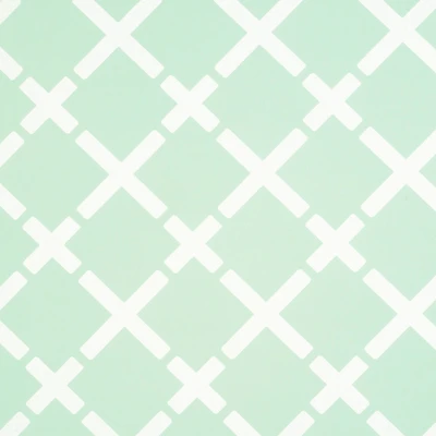 30" Green & White Lattice Gift Wrap by Celebrate It™