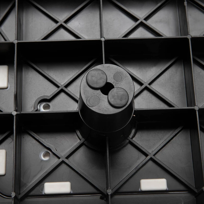 Mind Reader 20" Black Plastic Step Stool