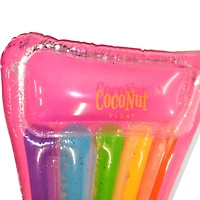 CocoNut Float 6ft. Glitter Rainbow Pool Lounger