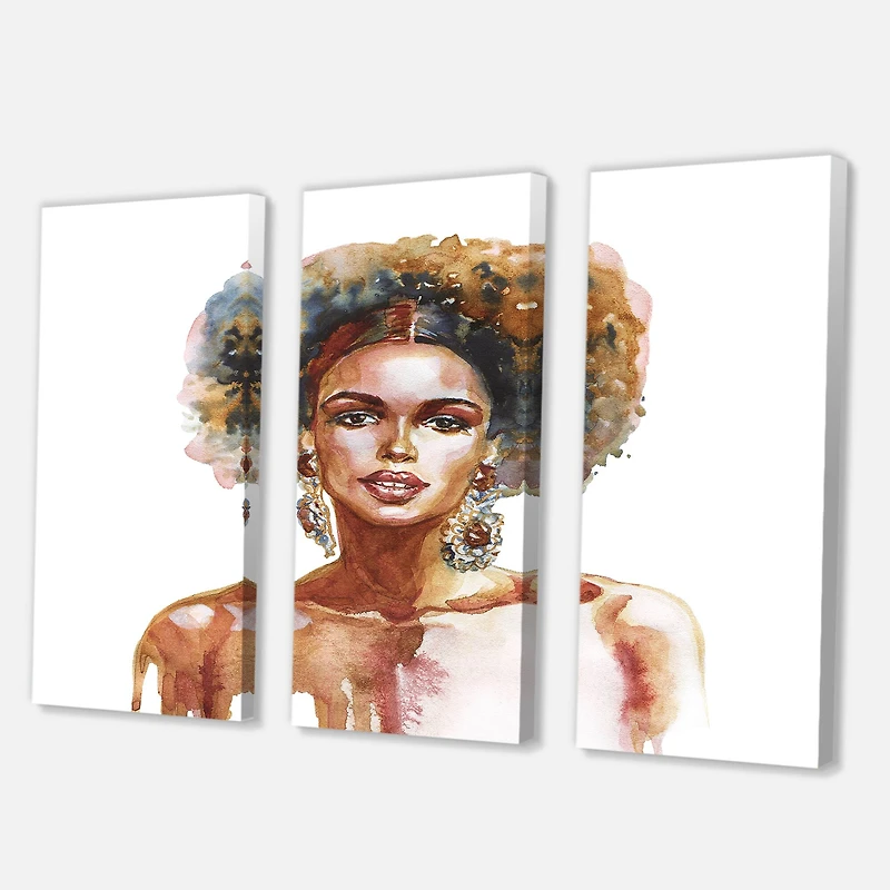 Designart - Portrait of African American Woman V