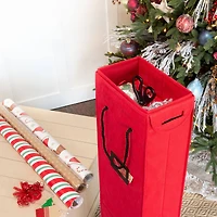 Santa's Bag Vertical Wrapping Paper Storage Container