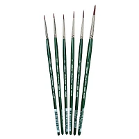 Silver Brush Limited Ruby Satin® 6 Piece Round Brush Set