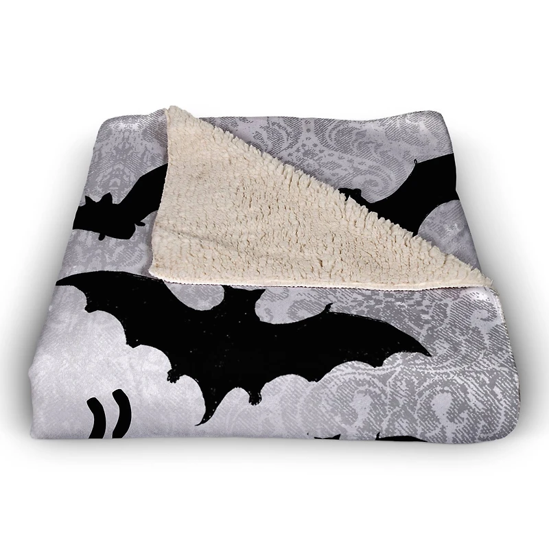 Batty Doesn't Cover It Fleece Throw