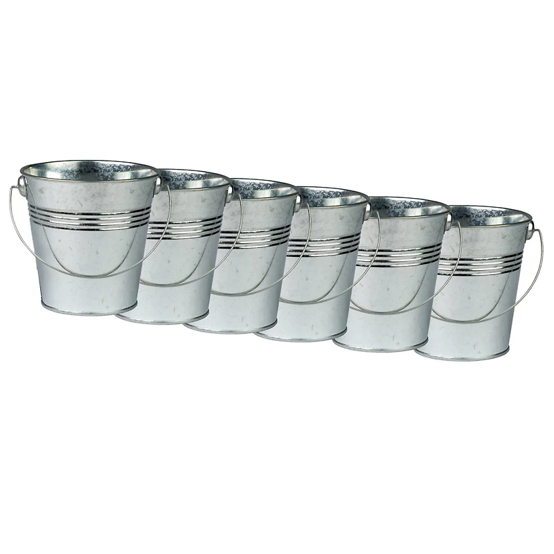 Teacher Created Resources Metal Buckets, 6ct.