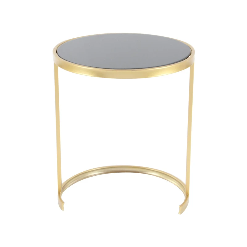 Contemporary Metal Accent Table Set