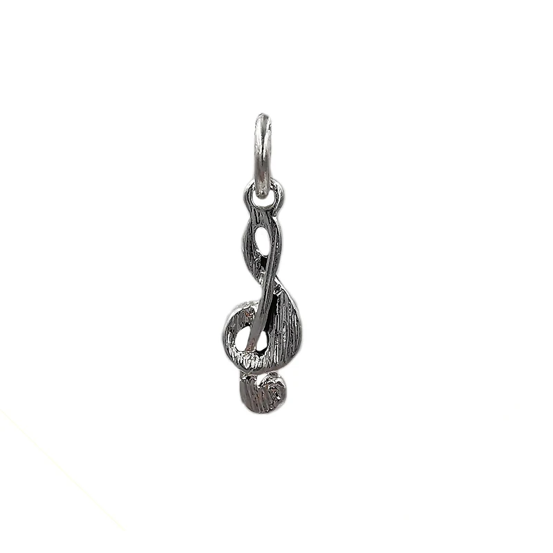 Charmalong™ Silver Plated Music Charm by Bead Landing™
