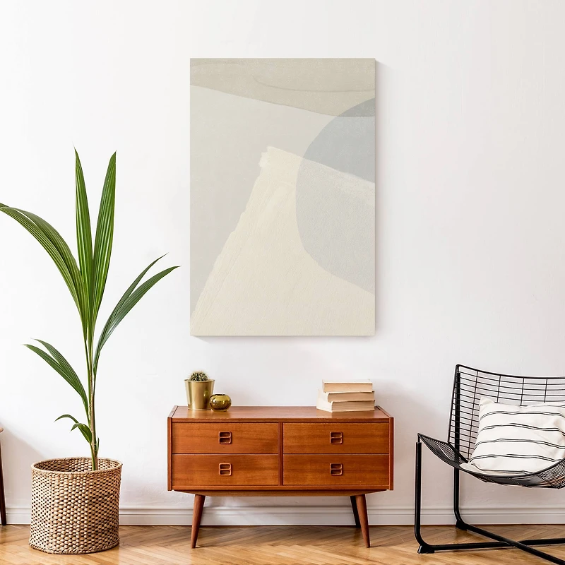 Sandy Layers 24" x 36" Canvas Wall Art