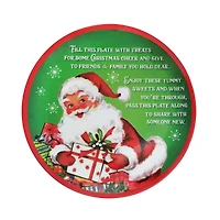 Mr. Christmas 12" Santa's Giving Plate
