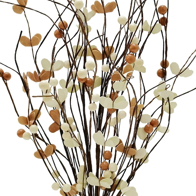 26" Cream Berry Branch Deluxe Bush by Ashland®