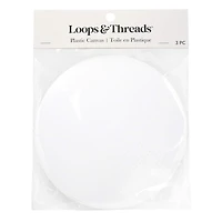 5.5" Clear Circle Plastic Canvases by Loops & Threads®