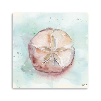 Watercolor Shells V Canvas Giclee