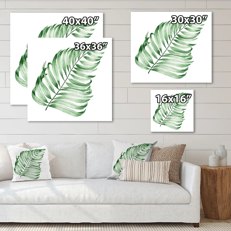 Designart - Tropical Leaf Of Monstera II