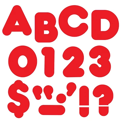 4" Casual Uppercase Ready Letters