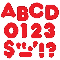 4" Casual Uppercase Ready Letters