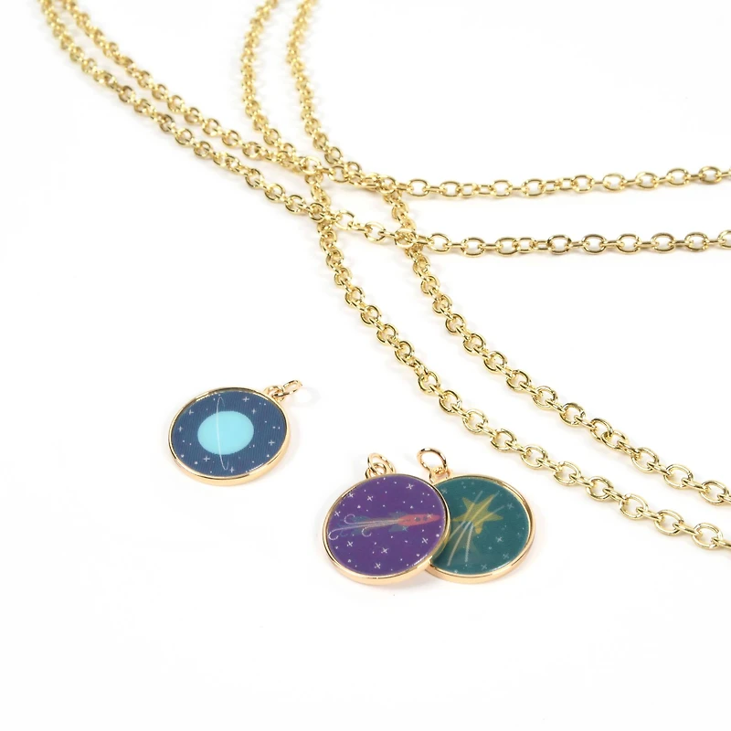 Round Lenticular Space Charm Set by Bead Landing™