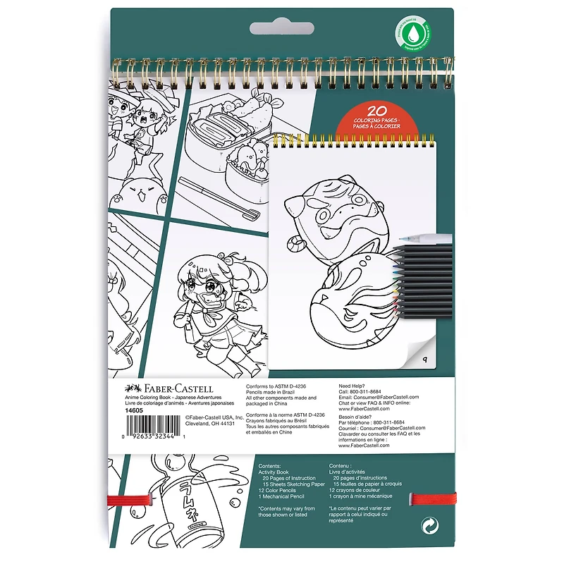 Faber-Castell® Japanese Adventures Anime Drawing Kit
