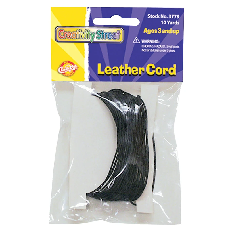 Creativity Street Leather Beading Cord, 10yd.