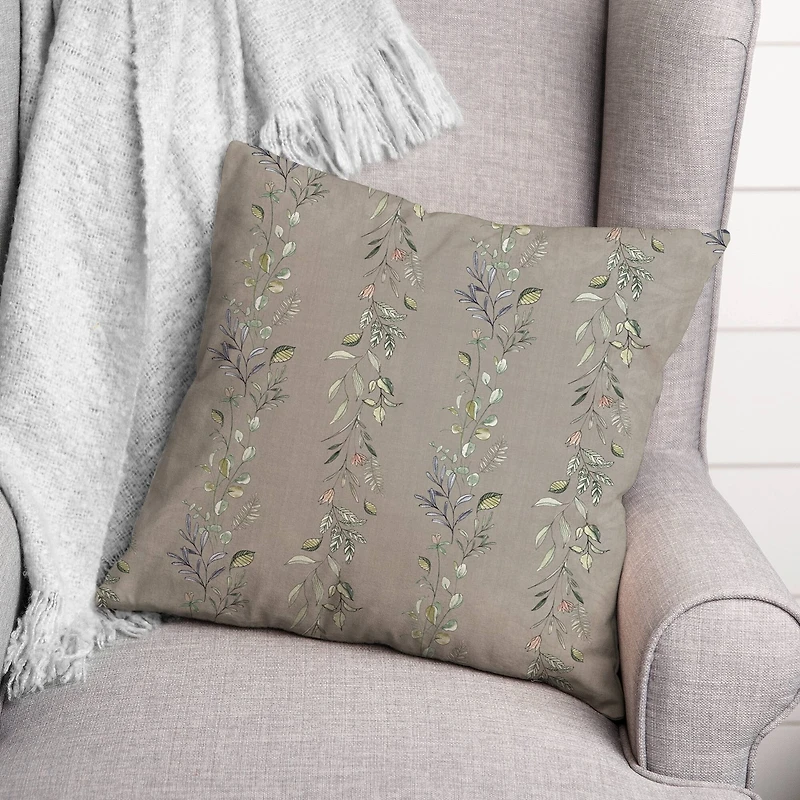 Vines Throw Pillow