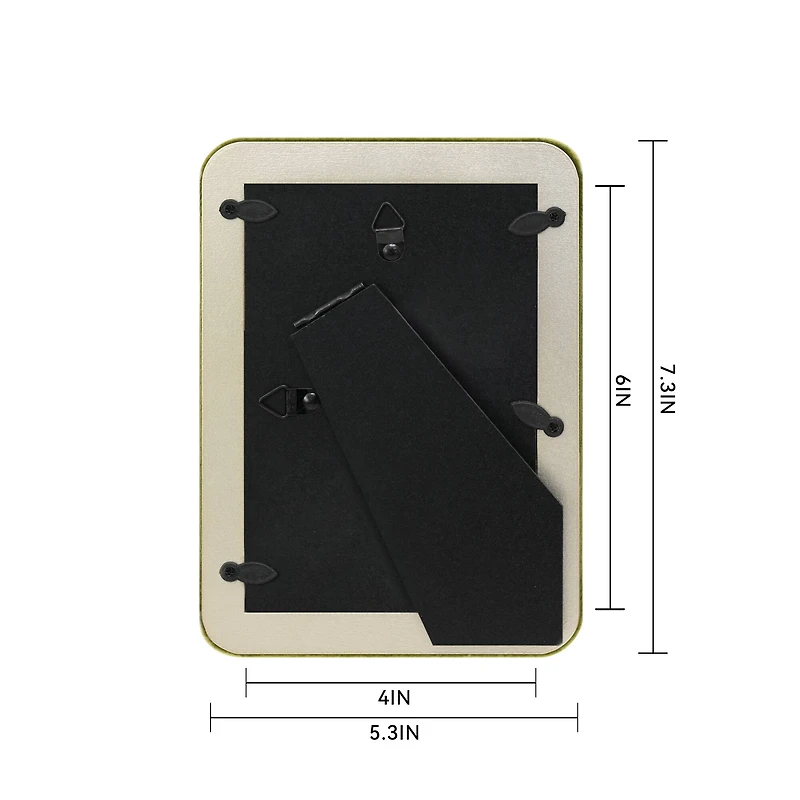 Safari 4" x 6" Velvet Frame with Round Opening by Ashland